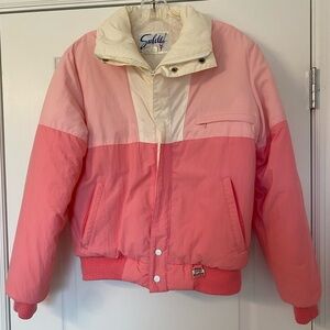 Vintage Late 1970s/Early 1980s Color Block Subello Ski Jacket